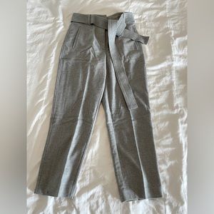 Aritzia Wilfred Grey Wool Tie Front Pants (Size 4)
